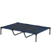 PawHut 48" x 36" Elevated Breathable Dog Bed w/ Carry Bag Dark Blue