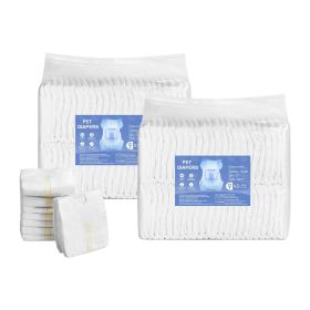 Disposable Dog Diapers, Super Absorbent Female Dog Diapers, 360Â° Leak-Proof Female Doggy Pet Diaper with Wetness Indicator for Heat Period, Training