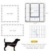 PawHut 24 Panel Dog Playpen for Small and Medium Dogs with Lockable Door, or Indoor/Outdoor Use, DIY Shape Pet Playpen, 189" x 189" x 32"