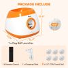 PawHut Automatic Dog Ball Launcher with 26-79 FT Distance, Automatic Ball Launcher for Medium and Large Dogs, Orange