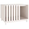 Dog House White Solid pine wood Medium Durable Dog House