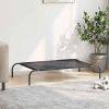 Dog Bed Black 30% Polyester, 70% PVC, Powder-Coated Steel Large