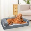 Dog Bed Pet Bed Sofa Dog Couch Pet Cushion Carpet Mattress with Washable and Removable Cover for Medium Large Dogs