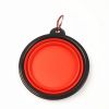 2PCS Folding Bowl Outdoor Portable Dog Bowl Drinking Bowl Dog Bowl Cat Bowl Pet accompanying Cup Dog Bowl