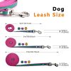 Durable material New style two-color training rope Tangle-free Soft on pet 4.92FT Obedience training Daily walk training Park training  Evening/early