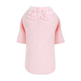Sweet Magnolia Dog Sweater (Color: Pink, size: SM)