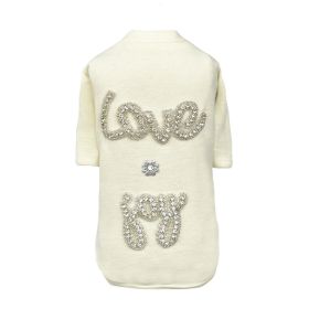 Love n Joy Tee (Color: Ivory, size: XXS)