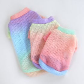 Rainbow Dog Sweater (Color: Rainow, size: XS)