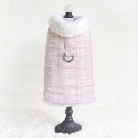 Gia Dog Coat (Color: Ice Pink, size: LG)