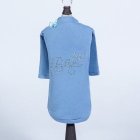 Baby Dog Tee (Color: Blue, size: XS)